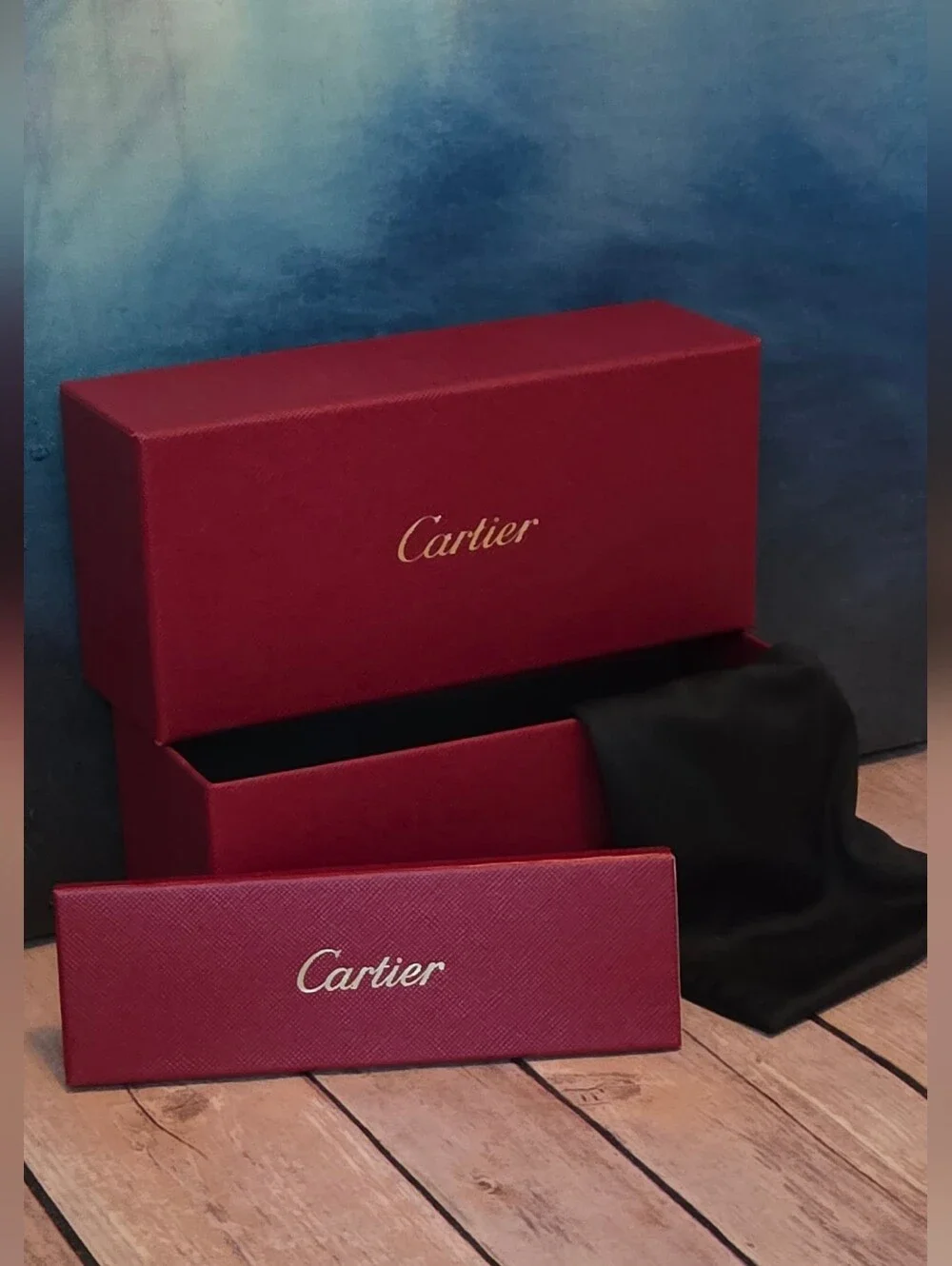 Cartier Red Presentation Box/ Accessory Case NIB